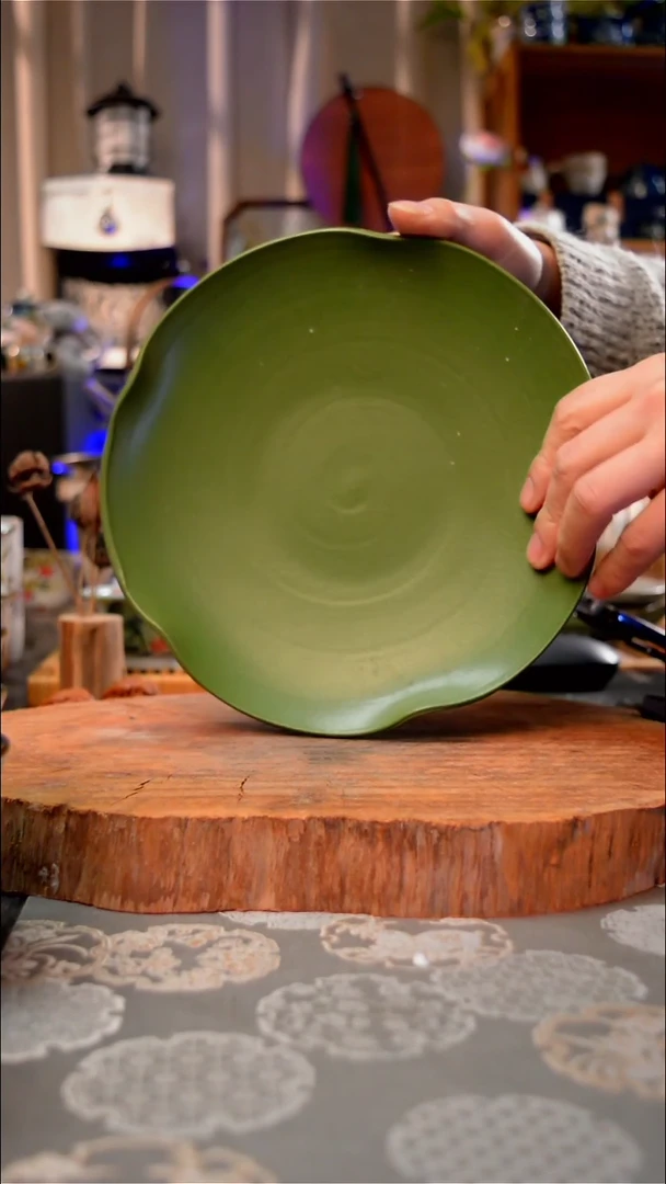 【闪购商品】杯子花边盘手工手绘手工手绘