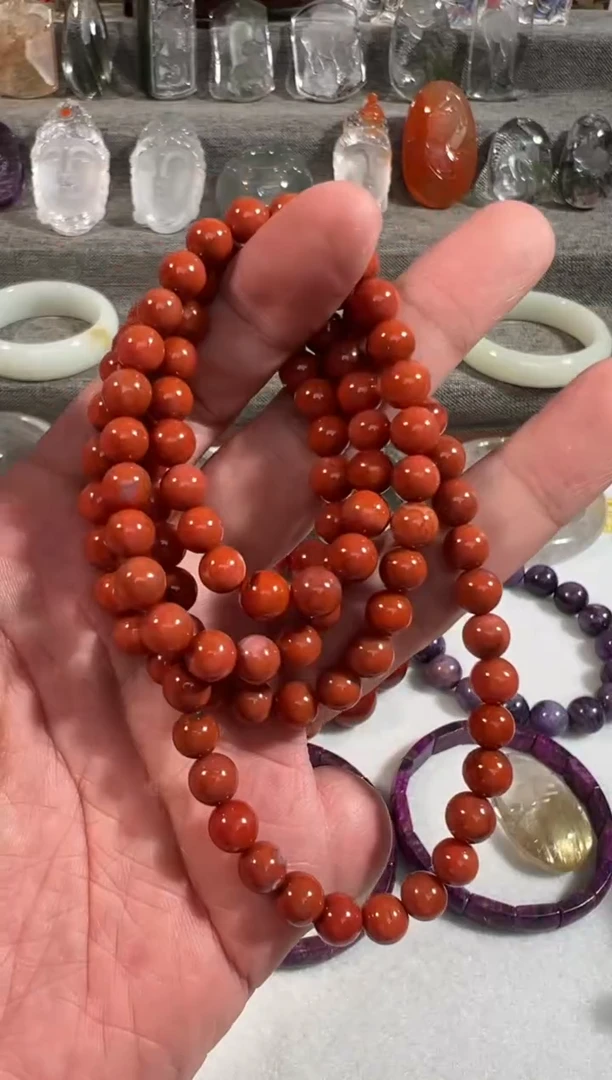 未镶嵌手串南红玛瑙南红多圈 克重55
