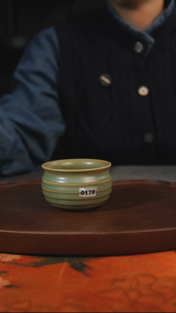 杯子瓷汝州原产地原矿仿古老釉w微瑕