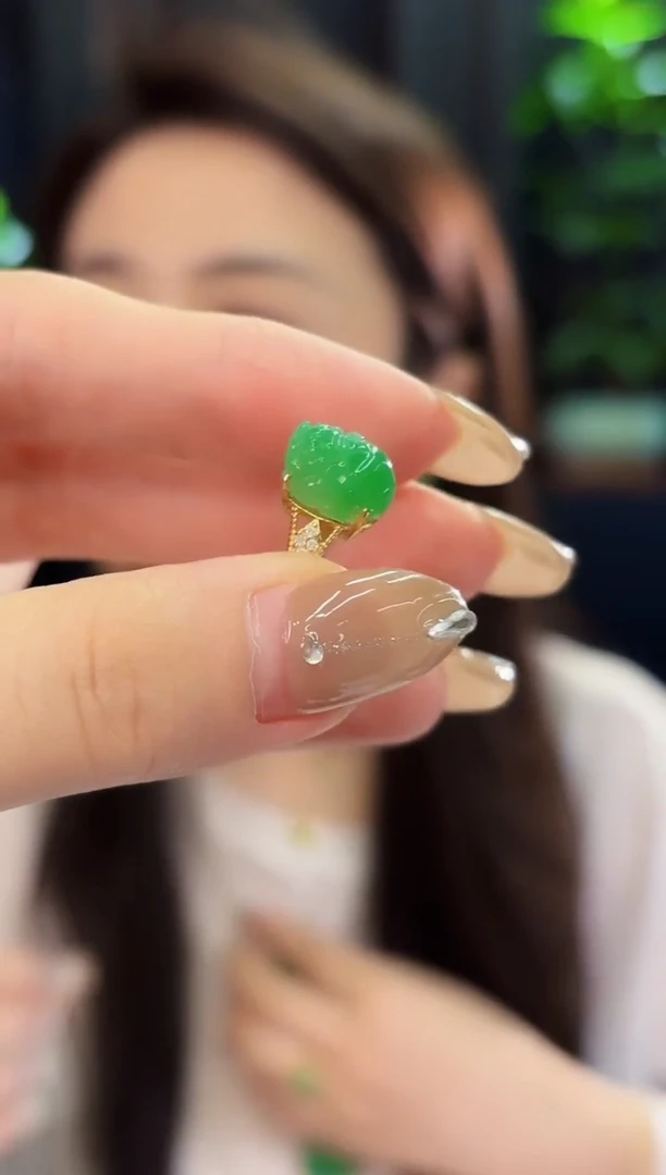 翡翠戒指未镶嵌  缅料A货/支持复检/一件