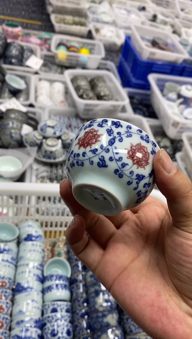 陶瓷景德陶瓷茶具容量约55