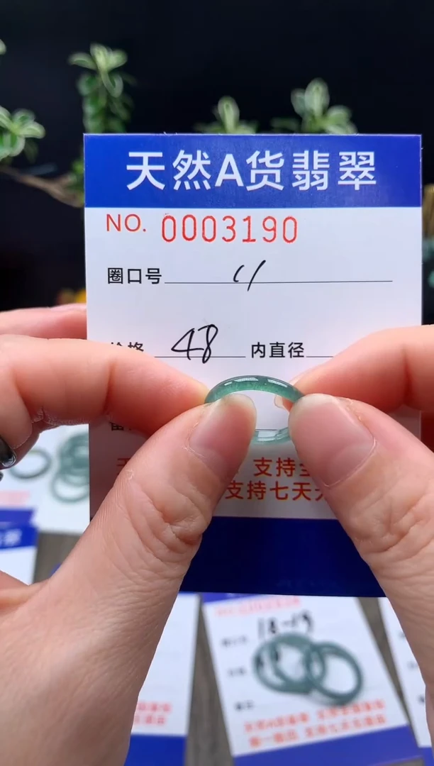 未镶嵌戒指翡翠11#
