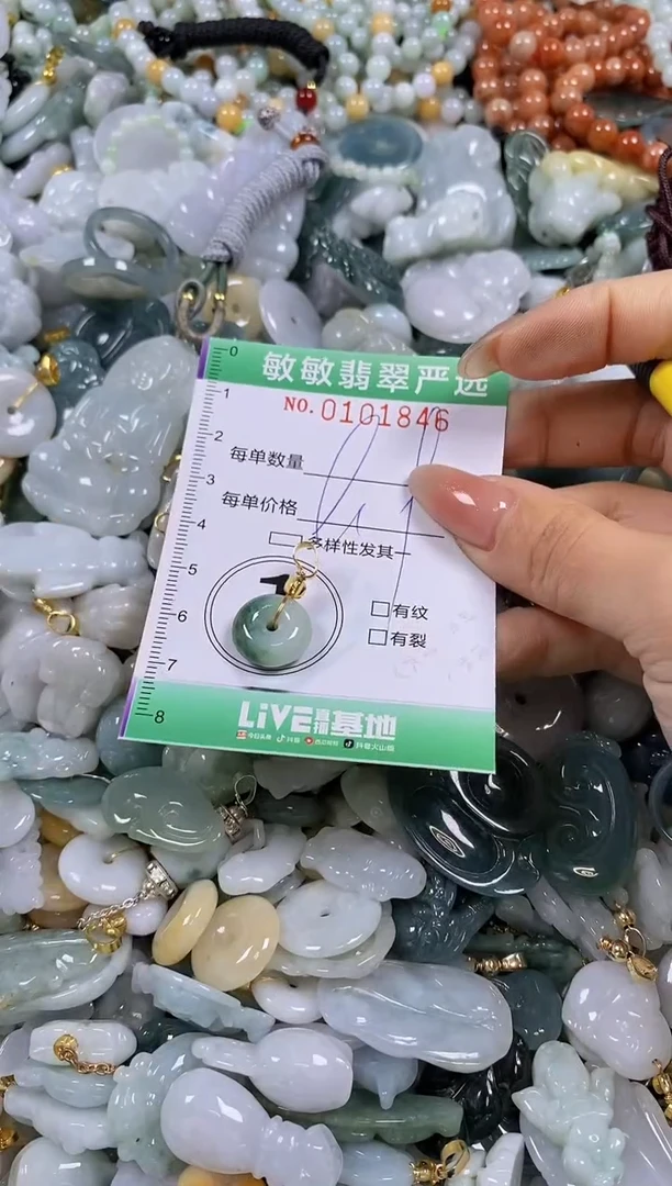 【闪购商品】翡翠颈饰未镶嵌闪购链接0101846