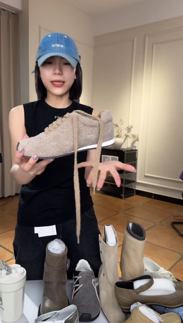 （设计师品牌）短句棕色拉毛德训鞋36码