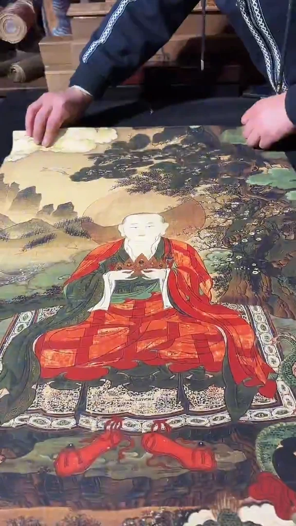 卷轴画藏式珍藏彩绘艺术馆136