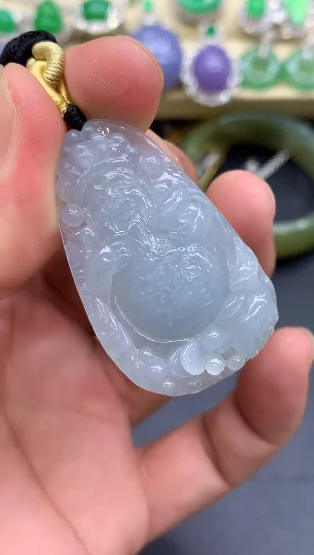 颈饰未镶嵌翡翠381-中国好珍宝