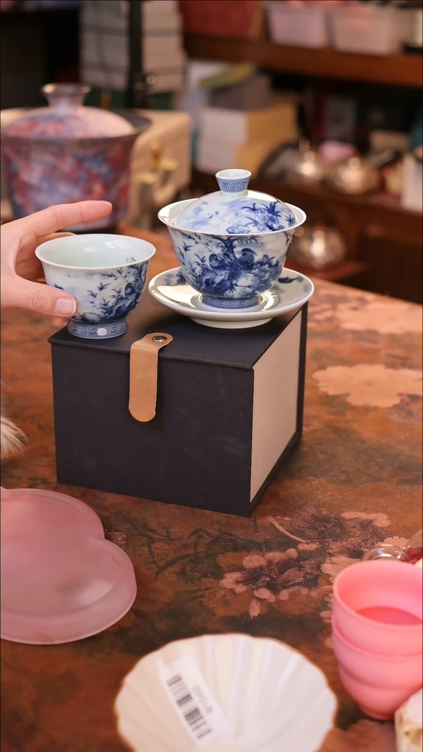 【闪购商品】陶瓷茶具（无礼盒无茶盘）@@ZH248