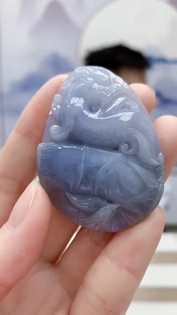 未镶嵌定制翡翠5176ry-毛货挂件59