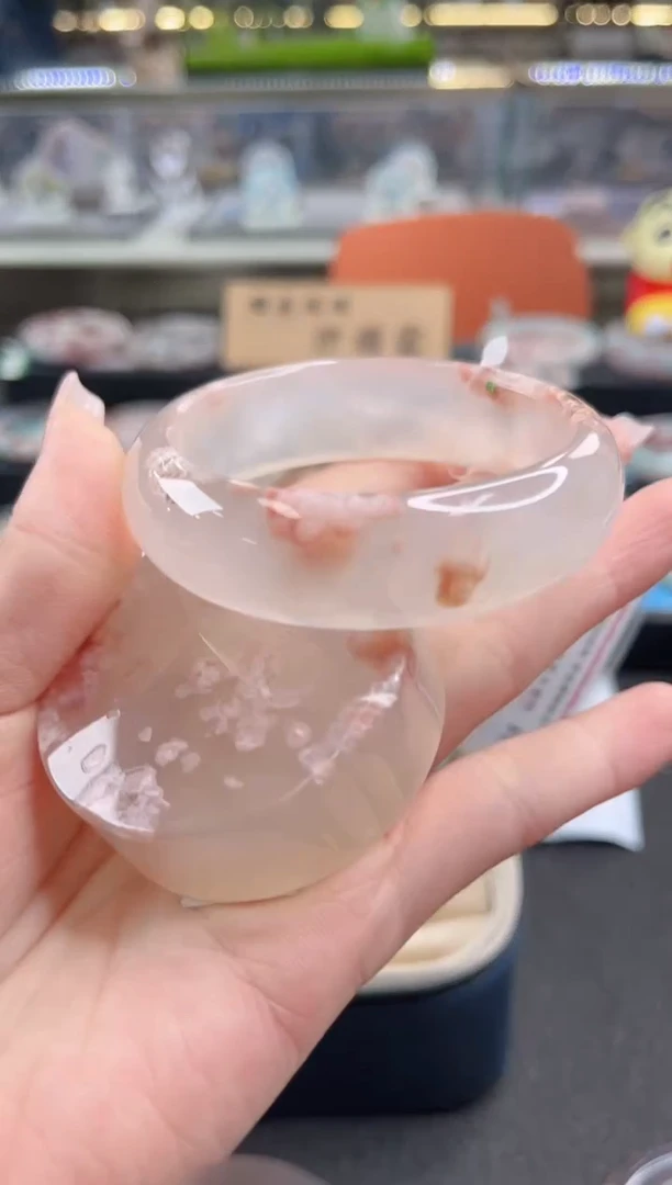 未镶嵌手镯石英质玉54圈口（赠品镯心）S951630