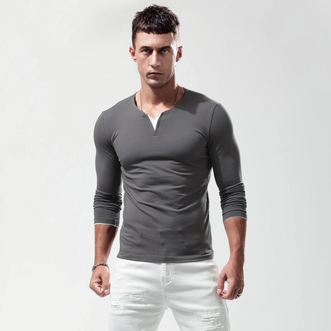 春秋复古短袖上衣美式弹力运动TPOLO衫高端新款冰丝拼色时尚T恤棉