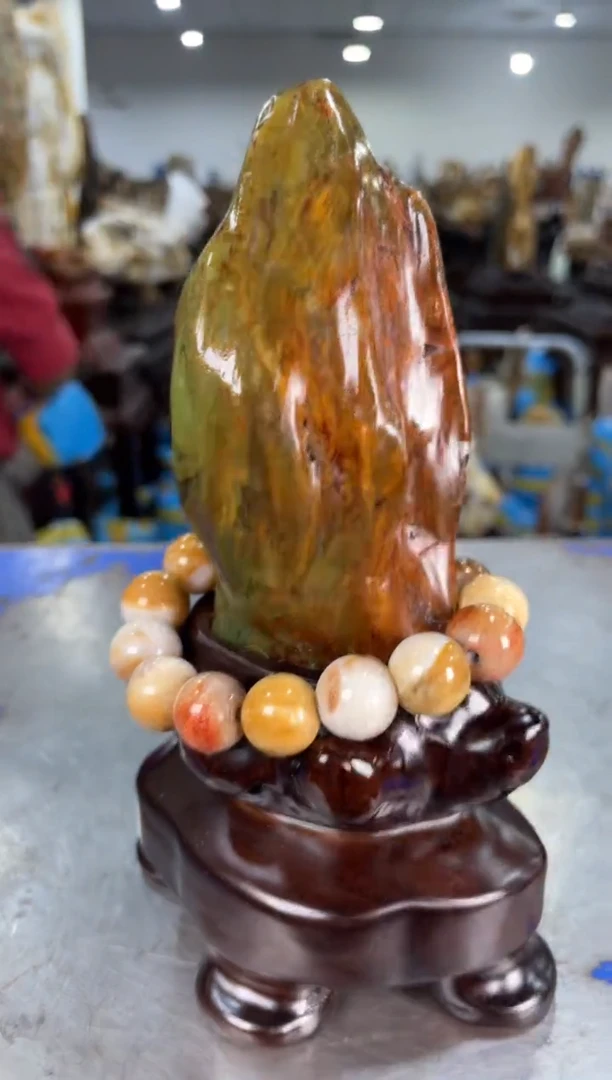 硅化玉摆件未镶嵌33