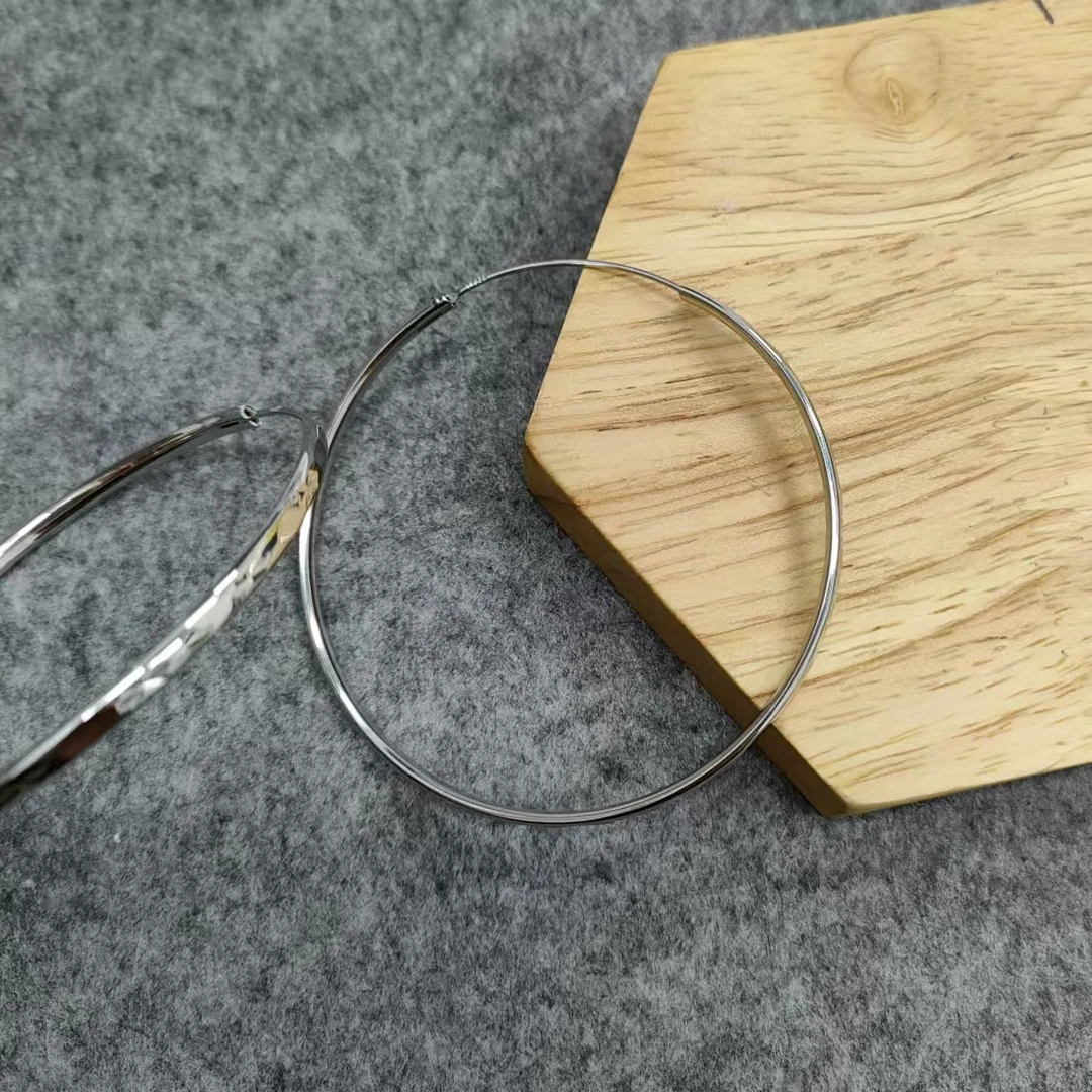 925银耳饰 73-75款 6.0耳圈  时尚个性张扬简约百搭款纯银耳圈