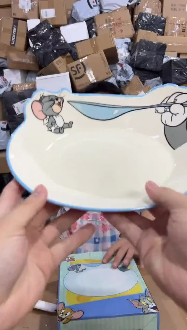 瓷片原盒泰菲餐盘