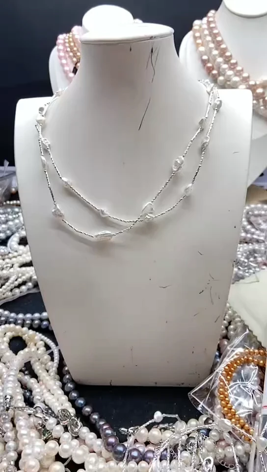 淡水珍珠未镶嵌颈饰1