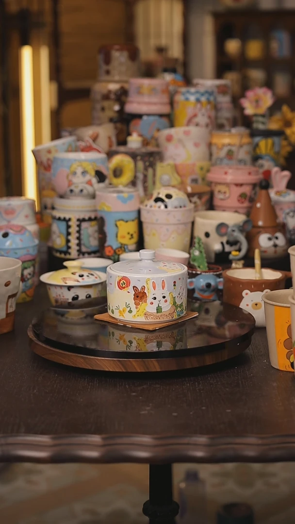 景德镇釉下彩绘设计师款式陶瓷