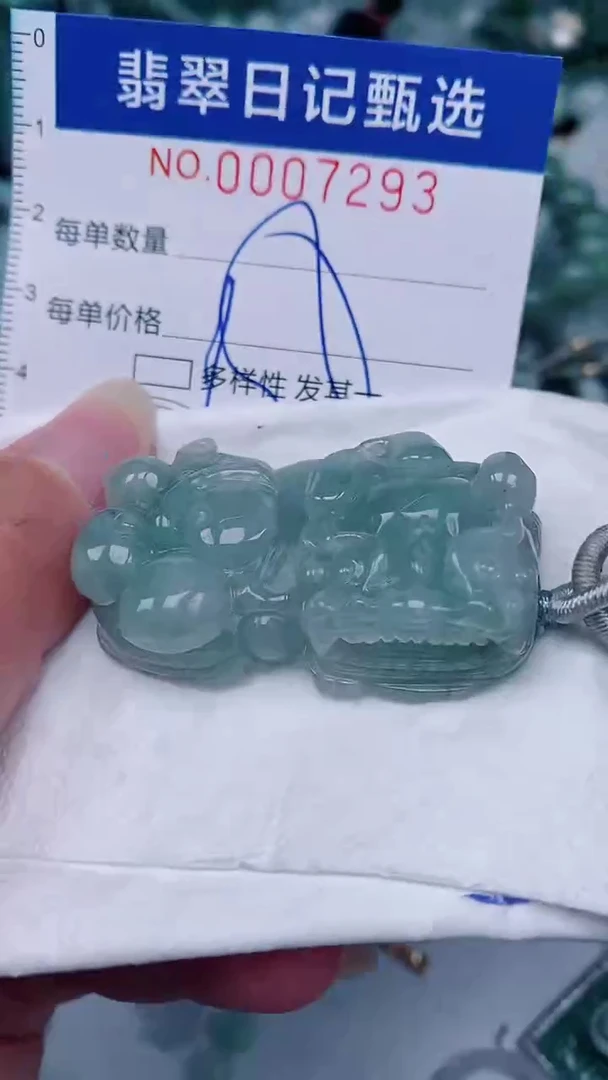 翡翠未镶嵌颈饰00007293