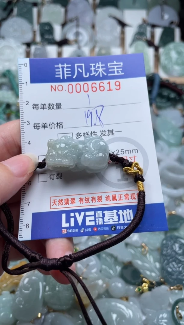 翡翠未镶嵌颈饰00..6619