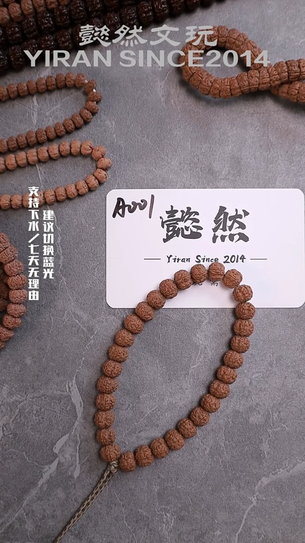 手串金刚菩提老树梅花单圈