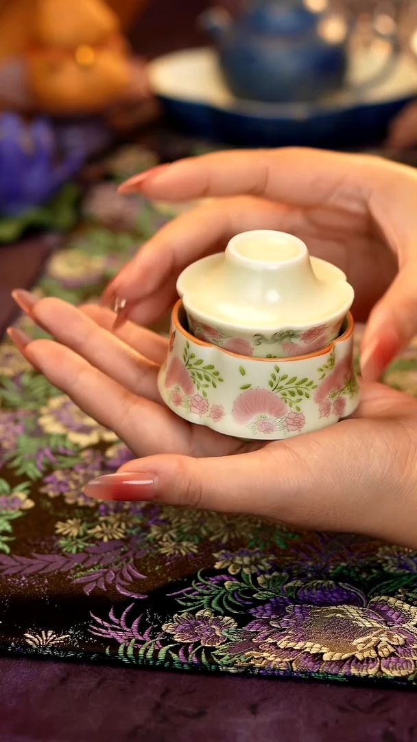 合欢花对杯·········