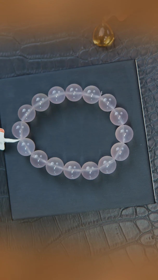 水晶手串未镶嵌粉水晶手串12m+   JP50727