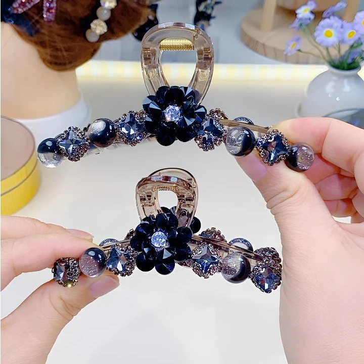 新款韩版百搭轻奢风抓夹气气质网红双面成人简约精致优雅