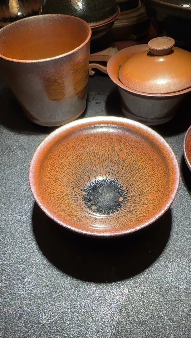 茶盏通天龙窑柴烧建盏通天龙窑柴烧建盏