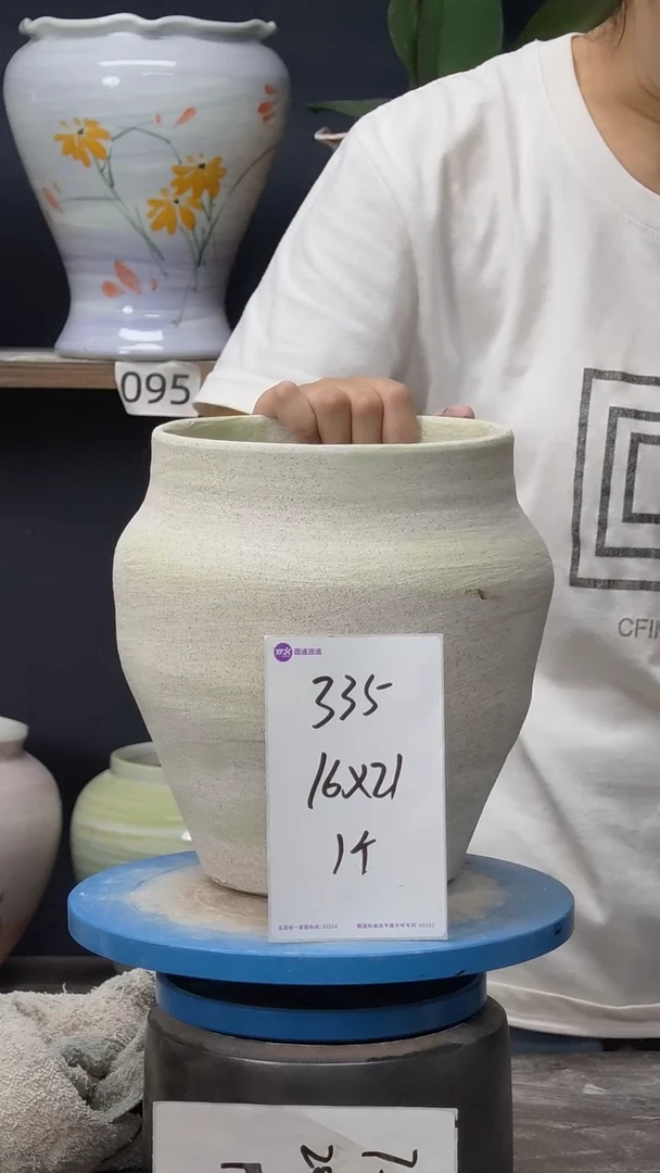 景德镇花盆默认微瑕335