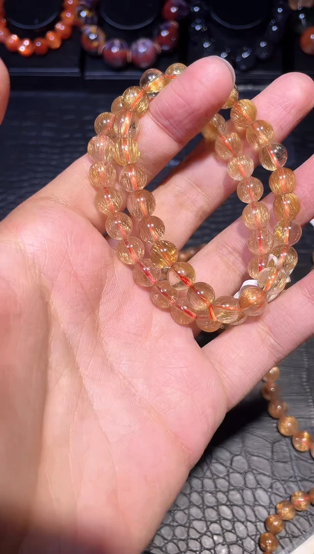 【闪购商品】水晶手链未镶嵌发晶单圈A8（多样性发其一）