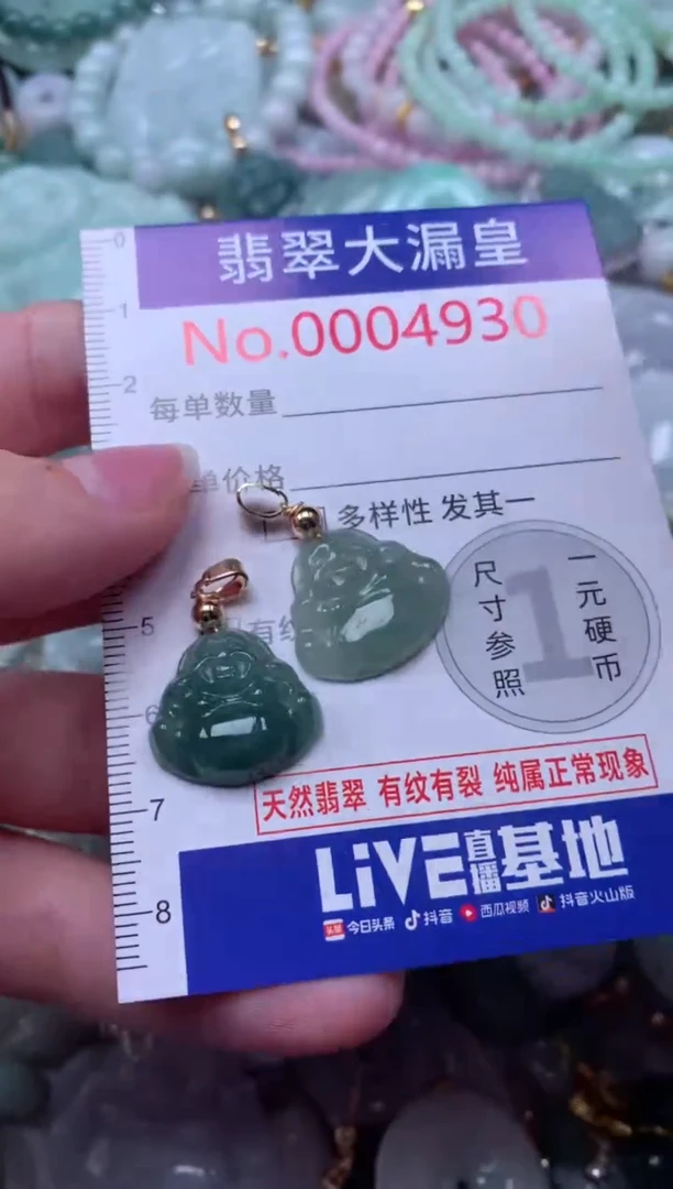 翡翠未镶嵌吊坠(不含链)4930