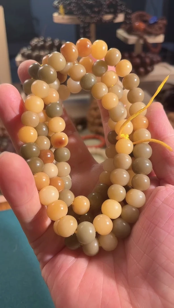 【闪购商品】白玉菩提手串白玉多宝108