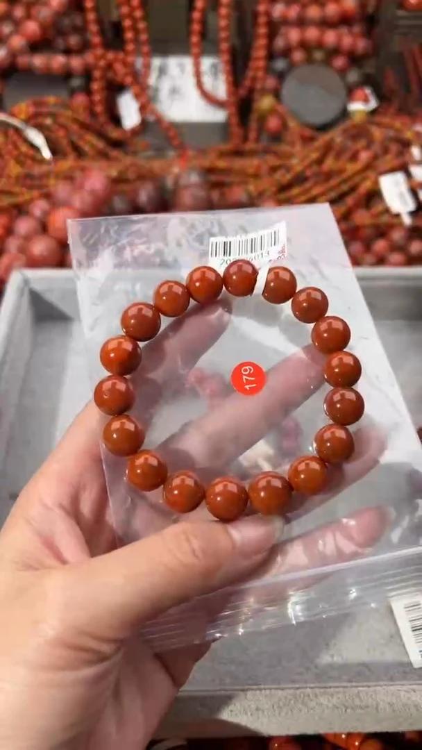 南红玛瑙未镶嵌手串11