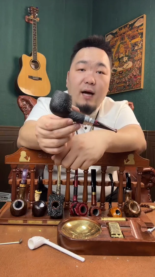 石楠木木雕款意大利进口石楠木烟斗