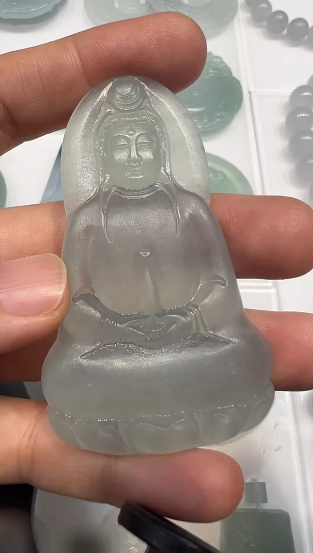 未镶嵌定制翡翠素衣