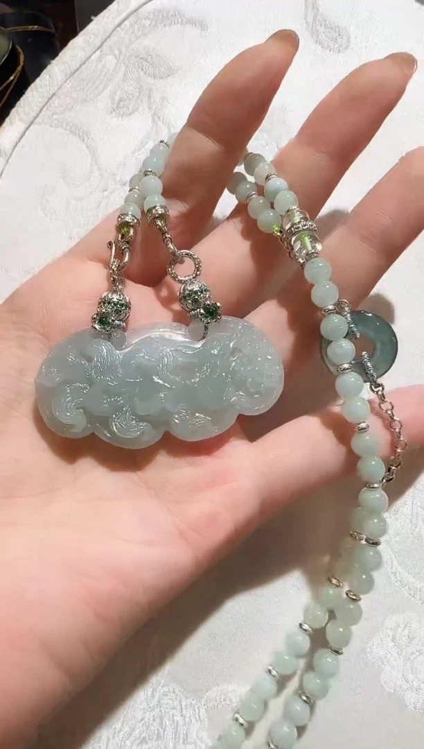 颈饰未镶嵌翡翠国风