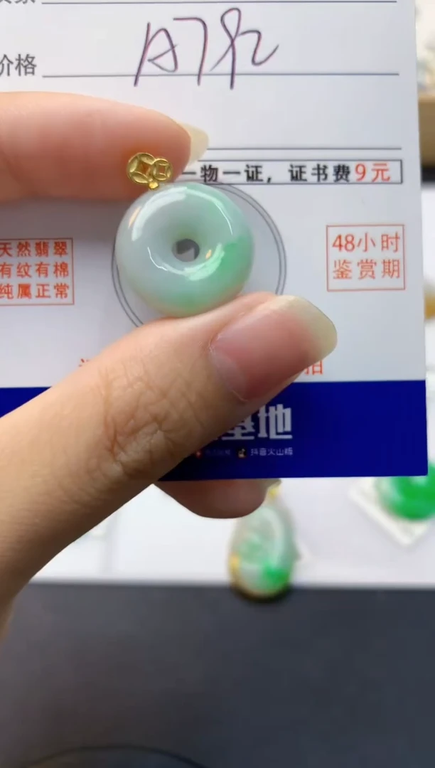 颈饰未镶嵌翡翠天然缅甸A货翡翠