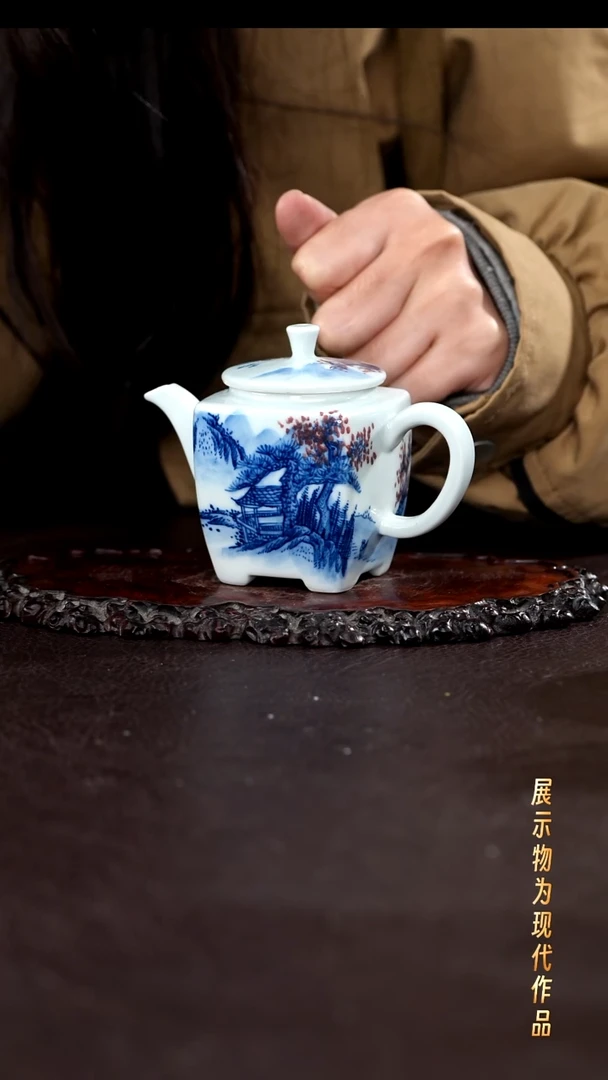 杯子瓷景德镇全手工手绘瓷器！