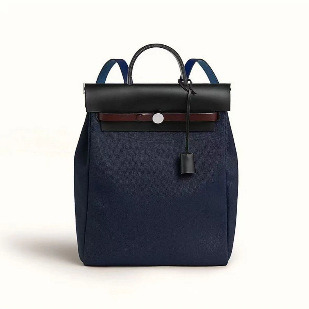 99新 Hermes/爱马仕 林纳奢品丨Herbag竖版双肩包U刻
