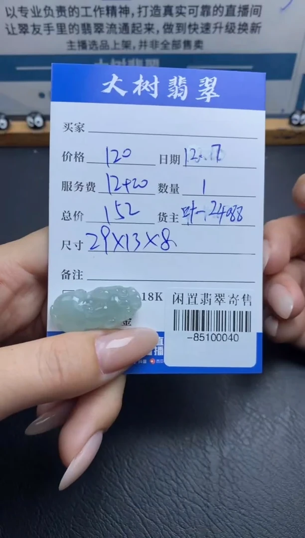 颈饰未镶嵌翡翠多人-85100040