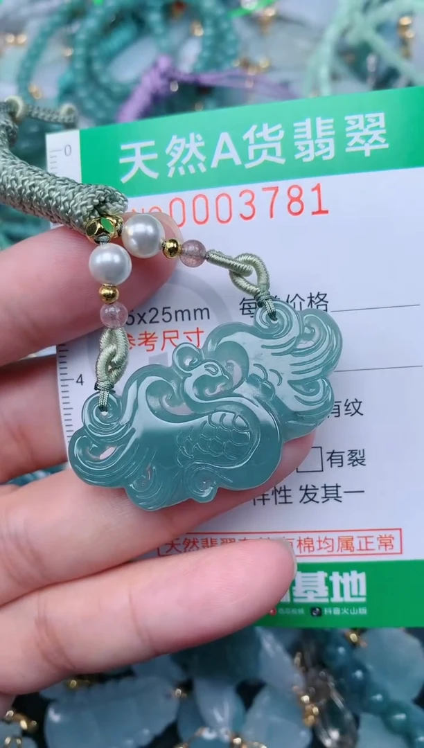 翡翠未镶嵌颈饰.0003781
