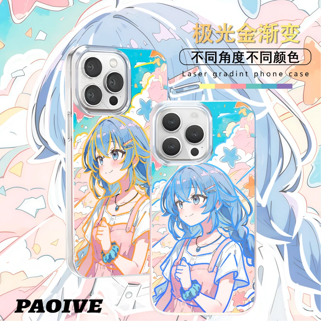 洛琪希适用苹果华为vivo一加iPhone小米极光金手机壳