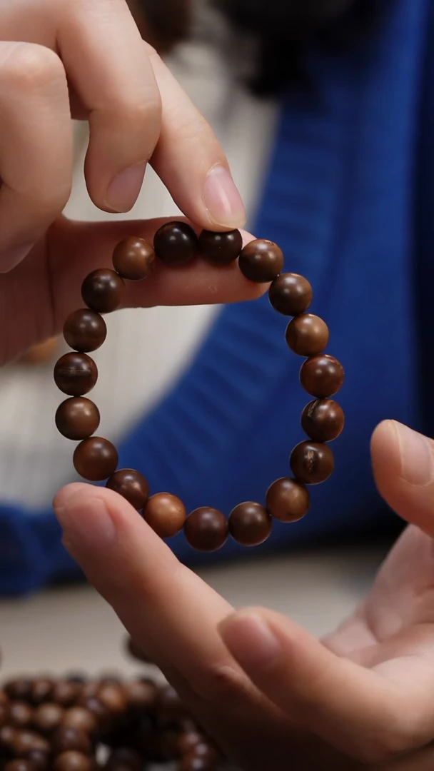 檀香木手串/手链老山檀香1.0圆珠多样式发其一供奉瑕疵