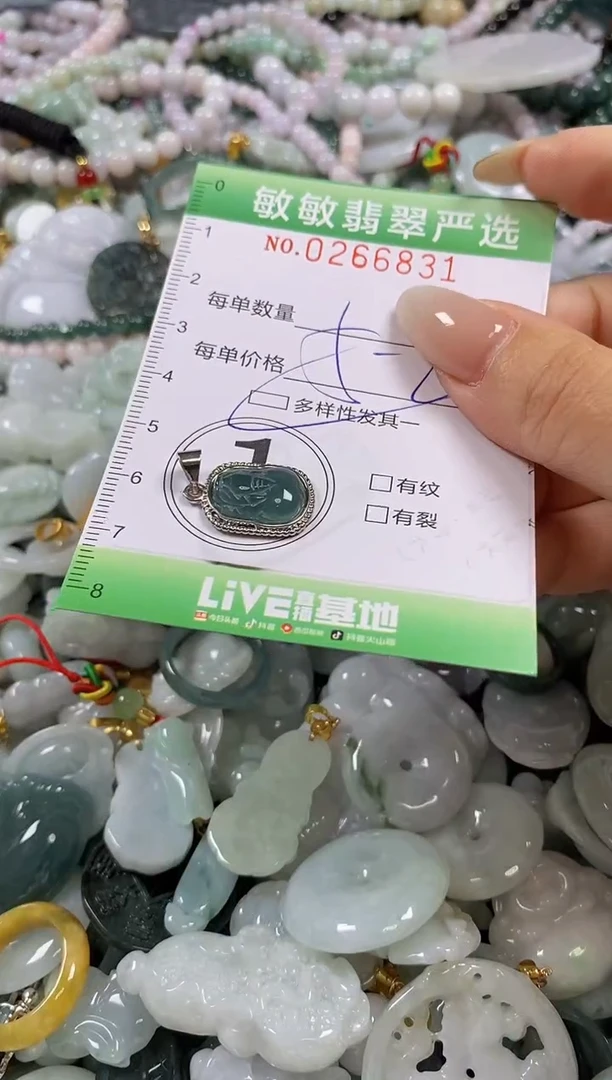 翡翠未镶嵌颈饰闪购0266831多样性发其一