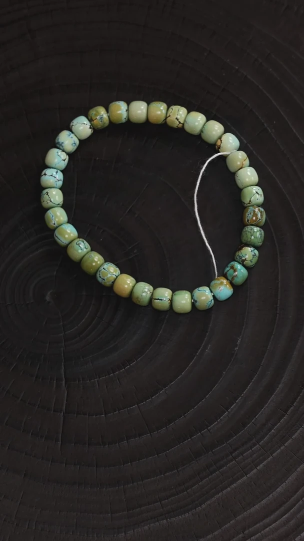未镶嵌绿松石手链1