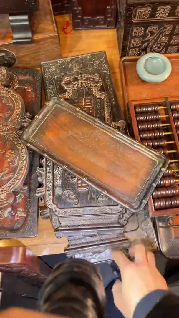 非洲紫檀（红花梨）赏盘