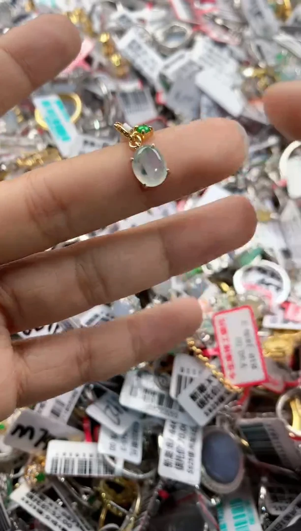 银S925镶嵌戒指翡翠999    4
