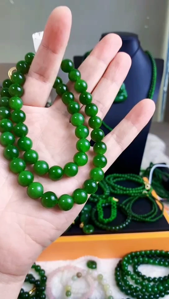 和田玉（碧玉）未镶嵌项链10