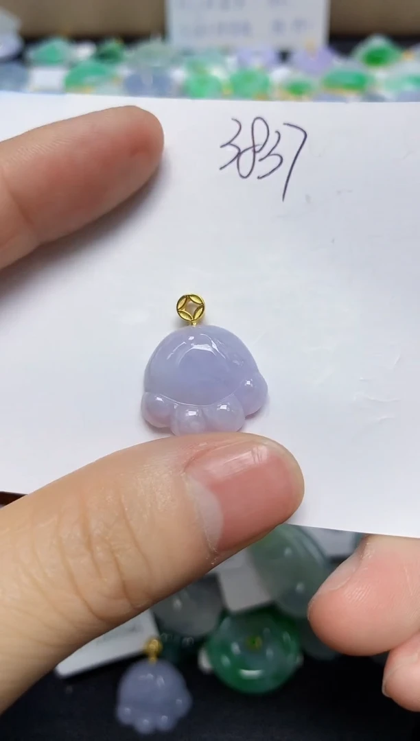 翡翠未镶嵌颈饰天然缅甸翡翠A货翡翠百元以上9元证书费自理