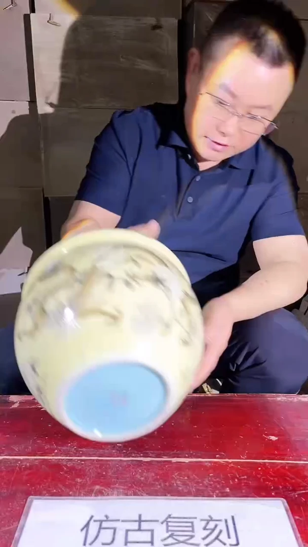 摆件景德镇陶瓷流水75