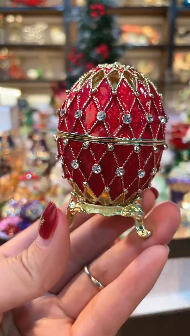 【闪购商品】珐琅彩首饰收纳盒