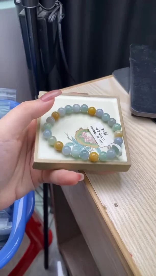 未镶嵌手链翡翠翡翠手串d2803
